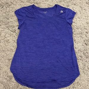 Reebok heathered purple tee